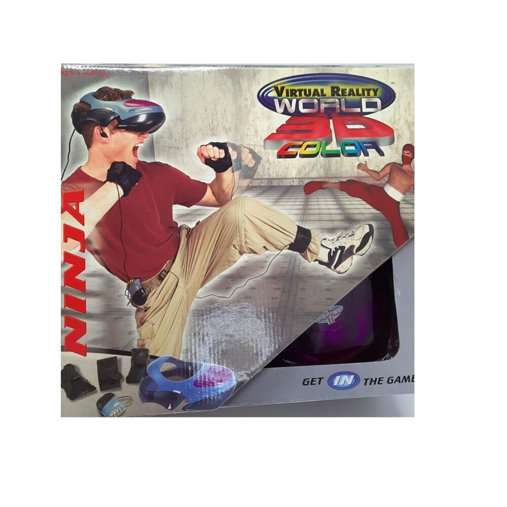 NOS Ninja Virtual Reality World 3D Color TV Play Game Interactive Unisex Kids